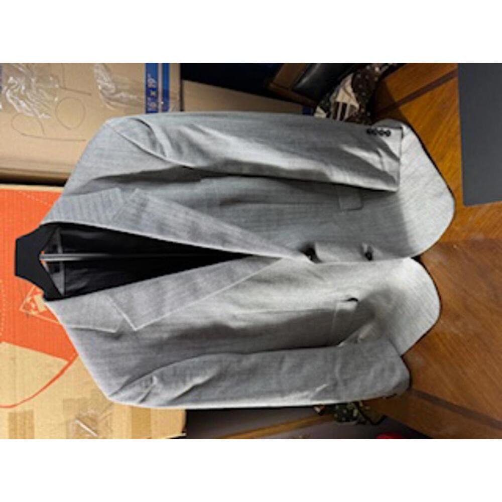 Club Room Blazer 48R Gray‎ Pinstripe Macy's Exclusive Men's Excellent